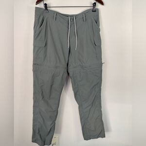 THE NORTH FACE Paramount Valley Convertible Pants Size 10 Sage Gray